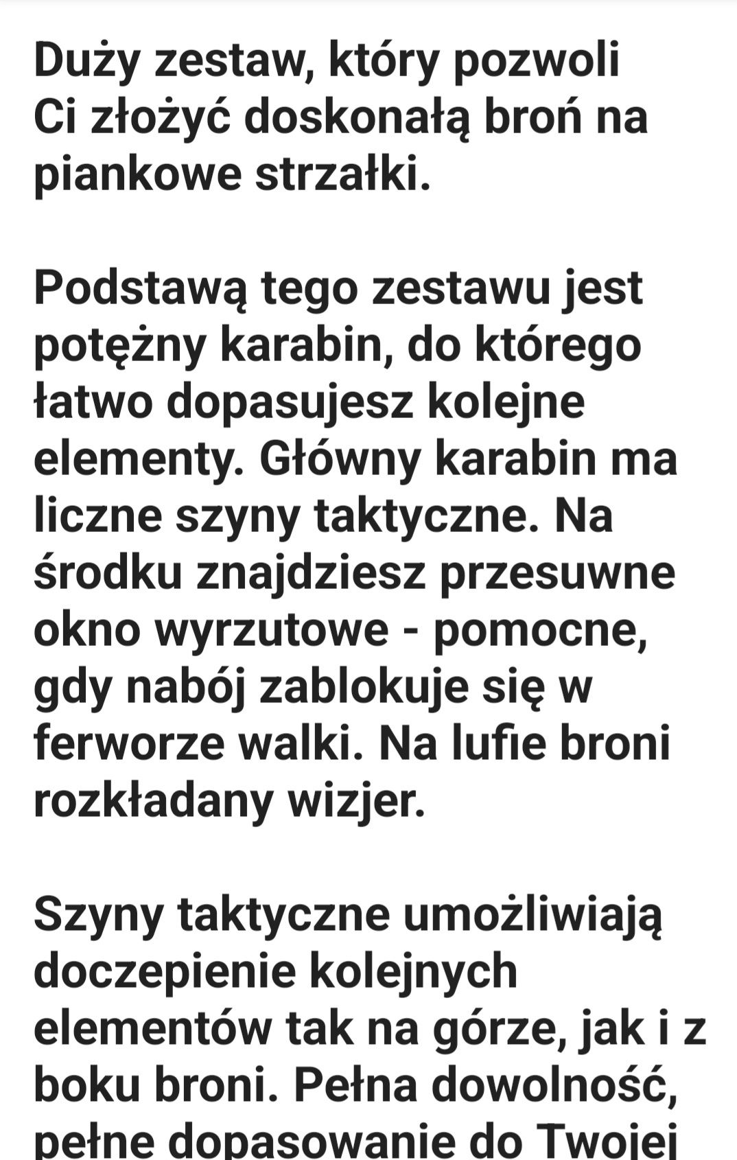 Duży Karabin blaster