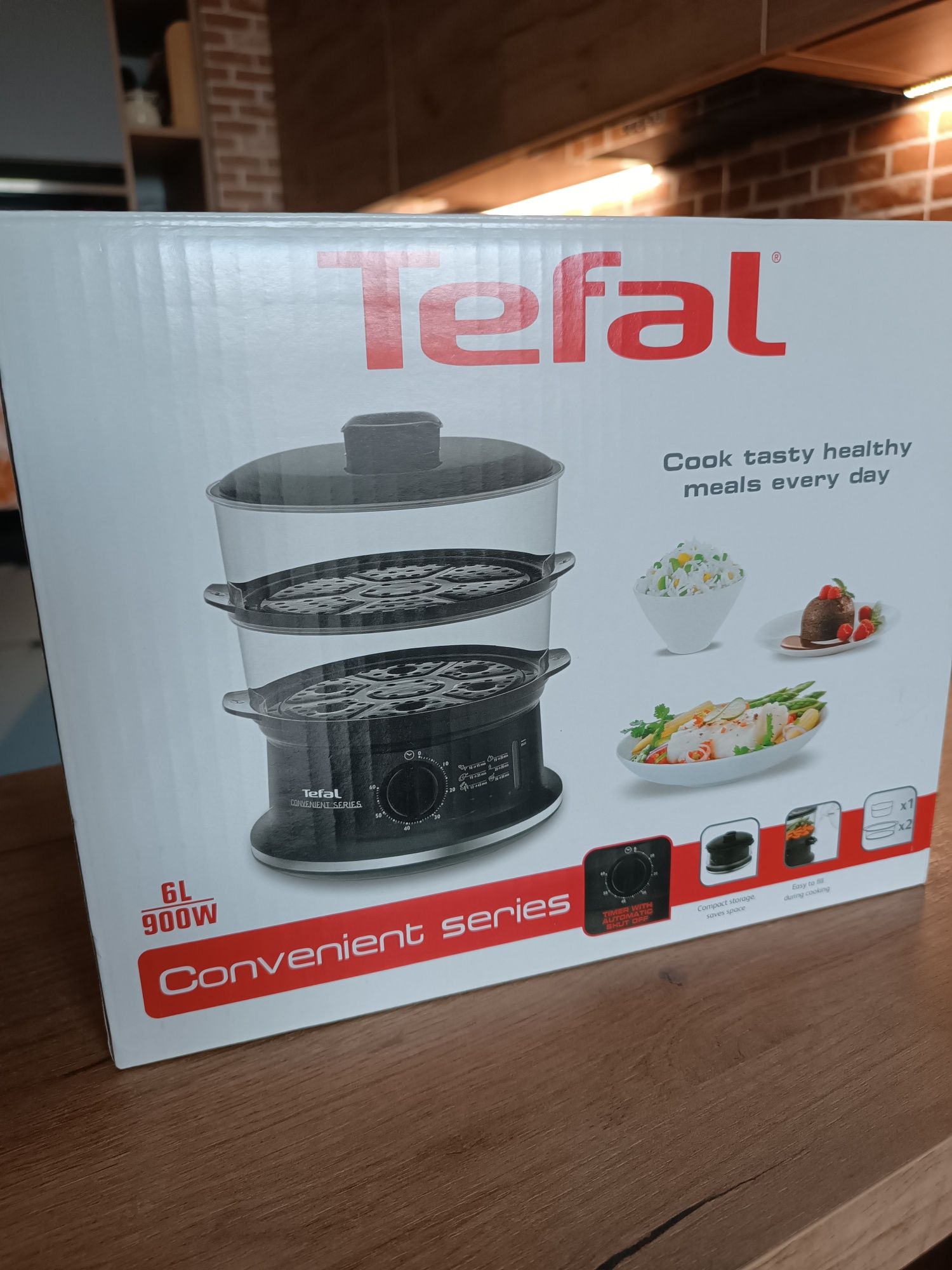Parowar Tefal, gotowanie na parze