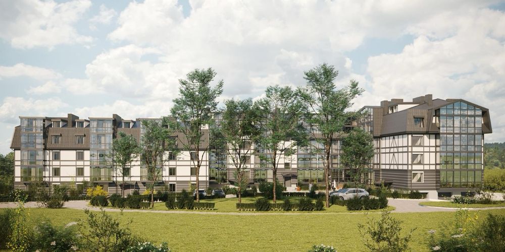 Продається 1-кімнатна квартира в новобудові в самому центрі міста. Чор