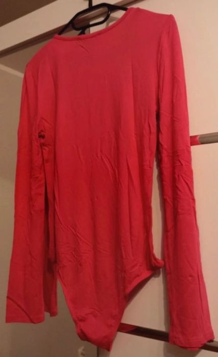 Body różowe długi rękaw missguided rozmiar 34/36