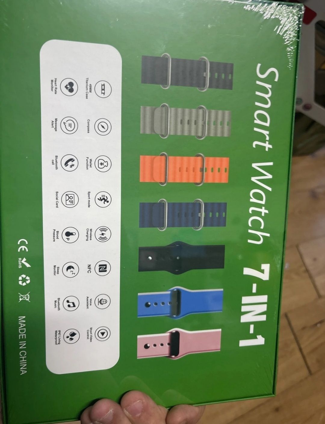 Kit completo smartwatch 7 em 1