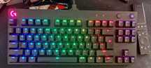 Klawiatura Logitech G Pro GX Blue Czarny