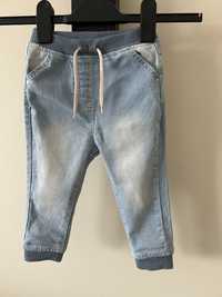 Jasno niebieskie spodnie joggery super soft r. 1,1,5 80,86 cm