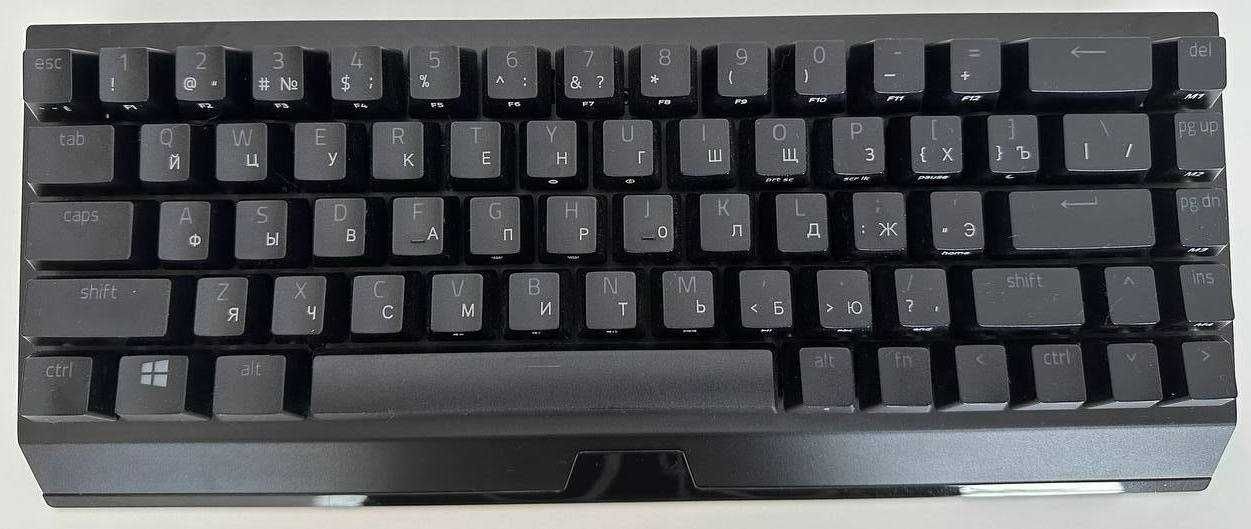 Механічна клавіатура Razer BlackWidow V3 Mini Hyperspeed EN/RU