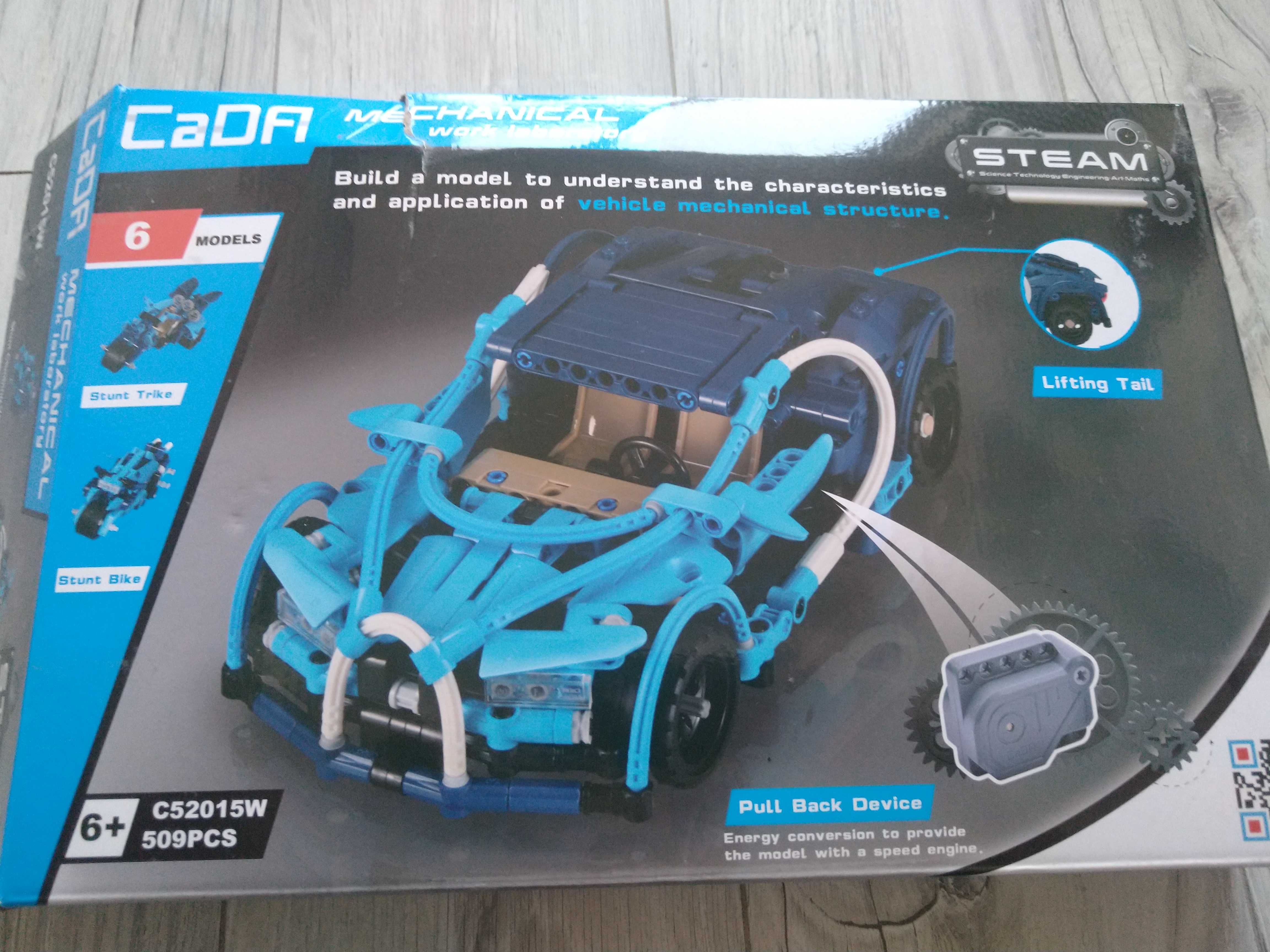 Klocki techniczne CaDA 509 el. Zestaw 6 pojazdów C52015W