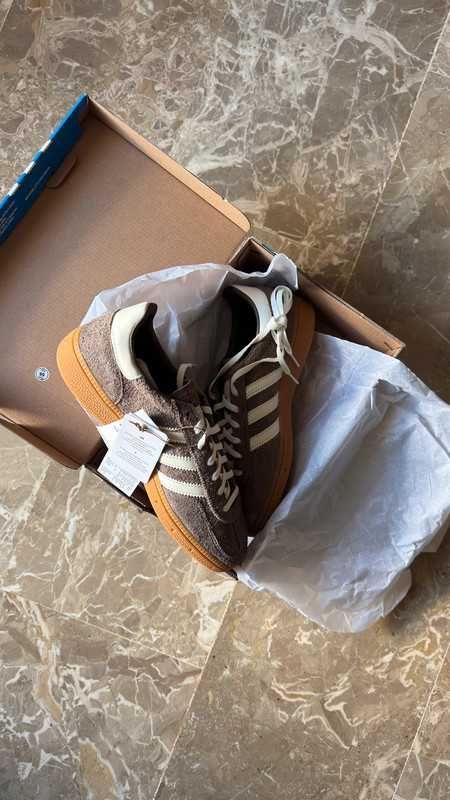 ButyDamskie Adidas Handball_Spezial_brązowy Rozmiar.38