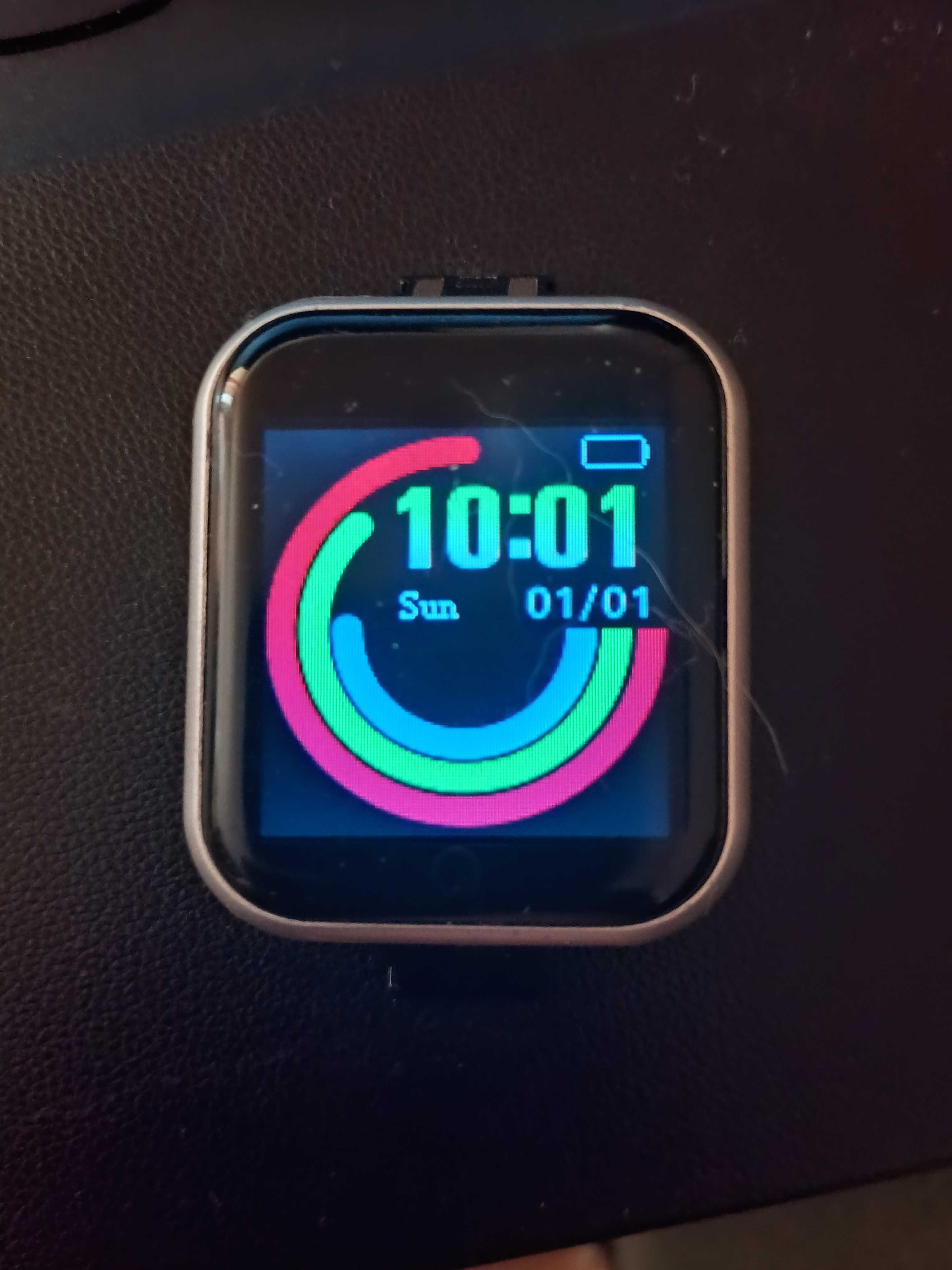 Smartwatch  zegarek kroki tętno wiadomości inne