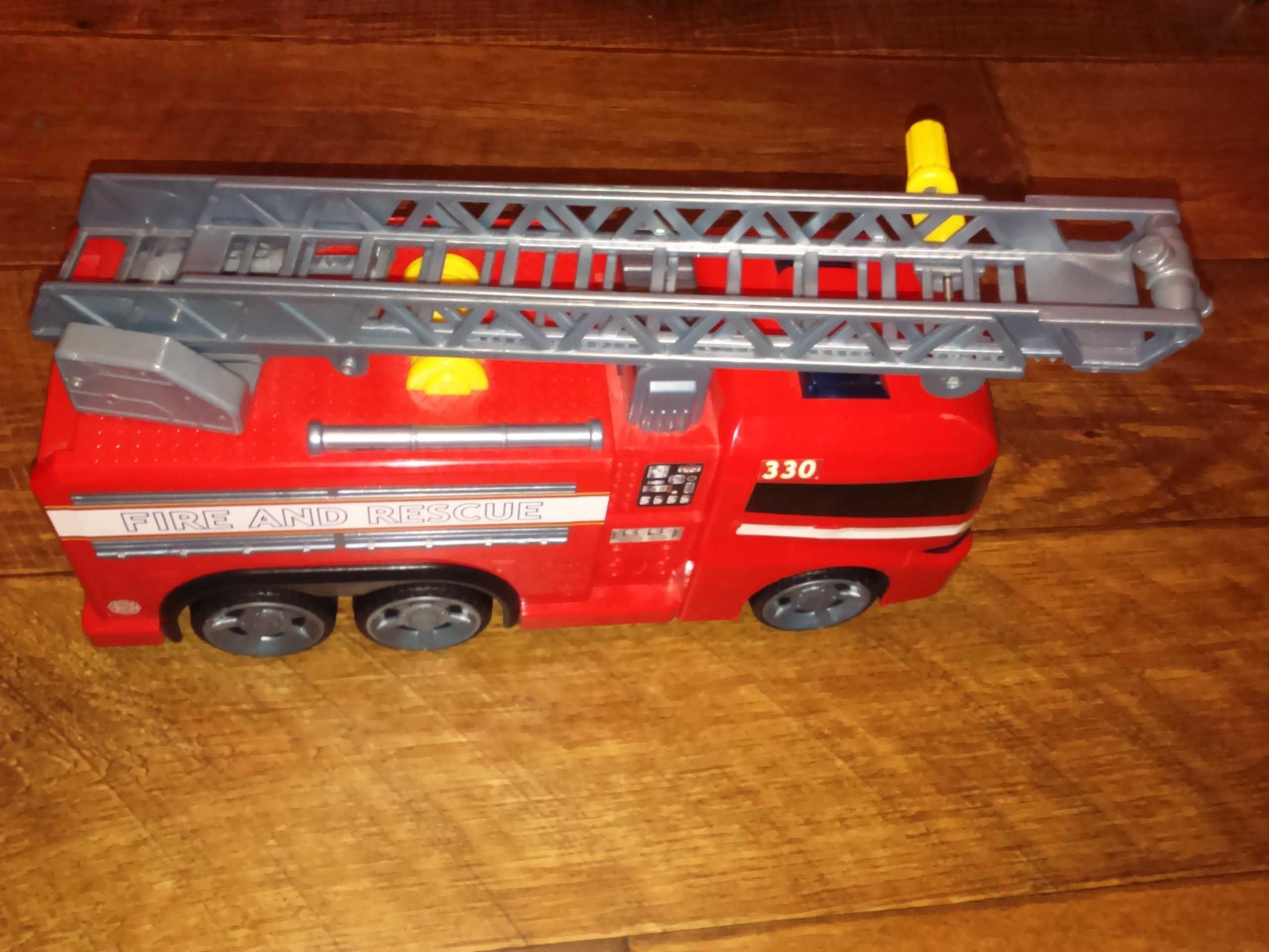 Wóz Strażacki Duży Straż z dźwiękiem samochód zabawka dla dzieci