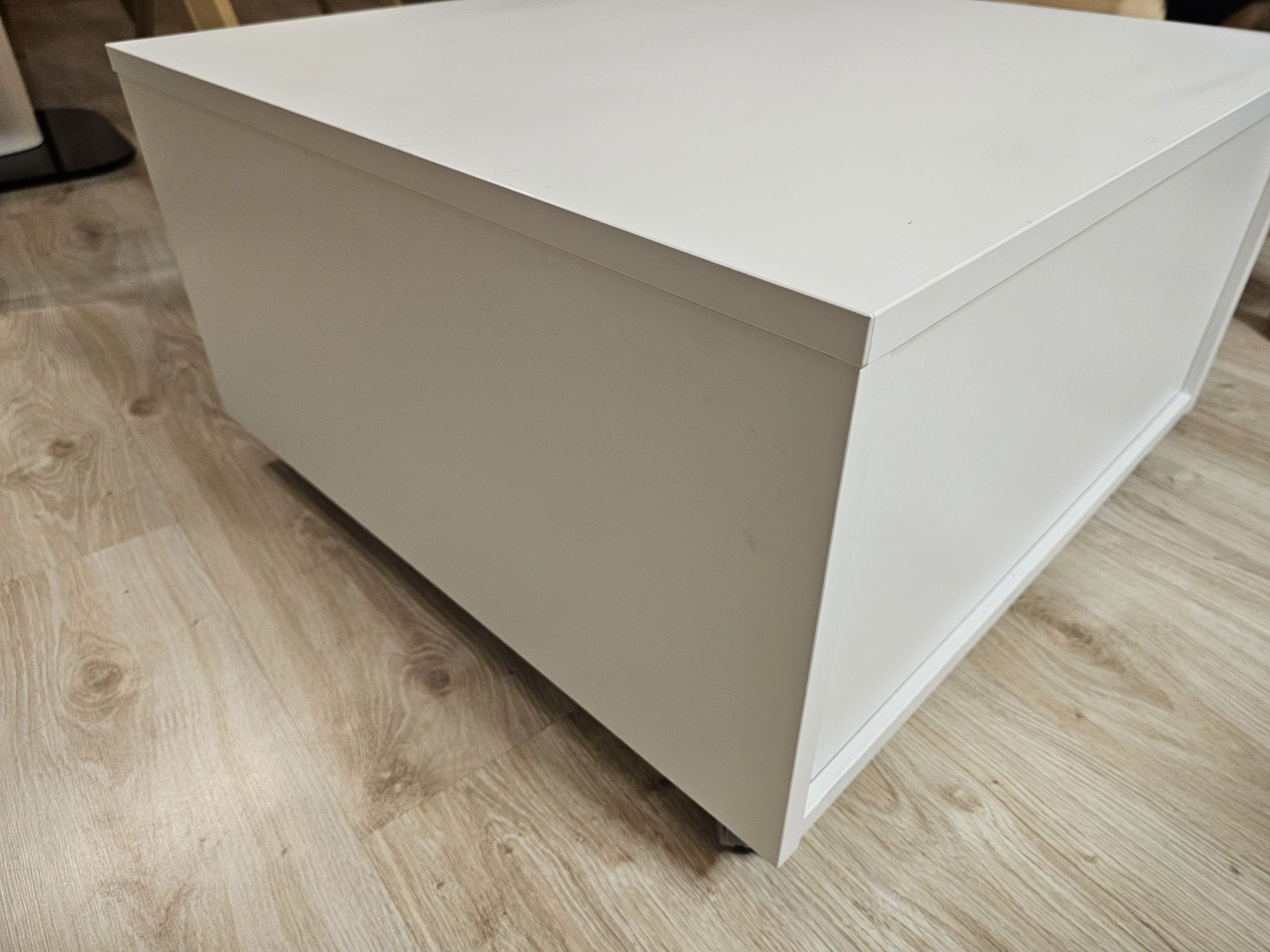 Slakt Ikea Biały Pojemnik na Kółkach 62x62x35