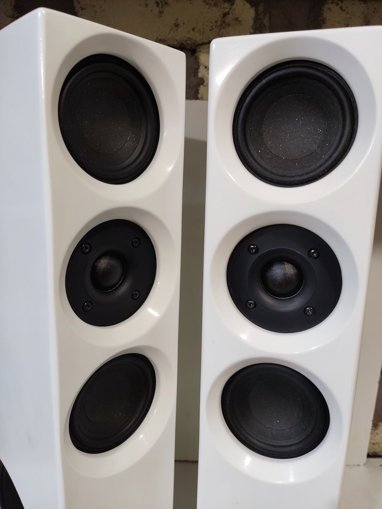 JAMO kolumny biały połysk ( kEF R500  dynaudio ) trójdrożne