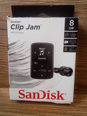 MP3-плеєр SanDisk Clip JAM 8GB WMA, AAC, WAV та Audible ,FM-приймач