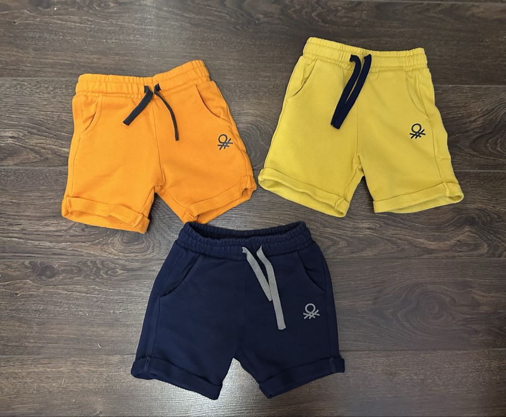 Spodenki Benetton 3 szruki rozmiar 98