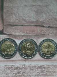 3 monety obiegowe kolekcjonerskie 5 złotych
