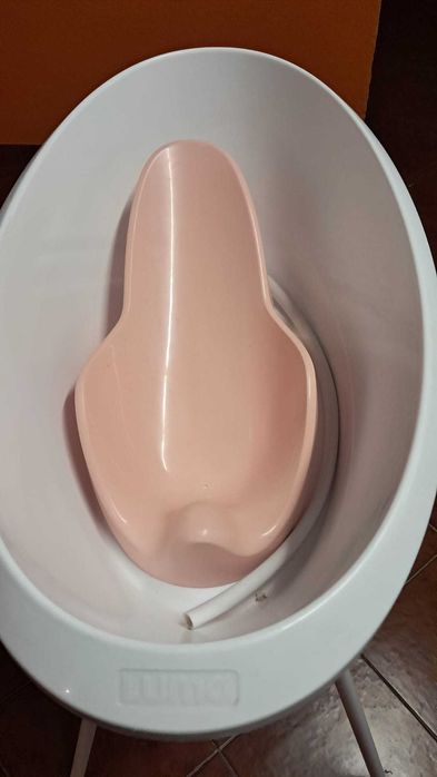 Banheira Luma Babycare + Assento Rosa | Como Nova | Oeiras