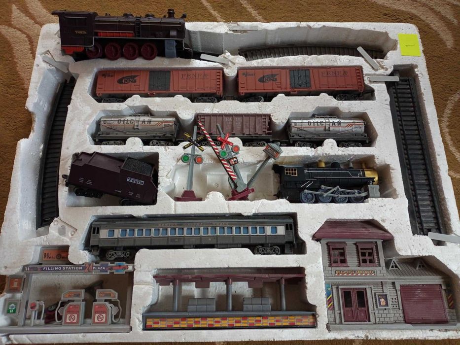 Kolejka do zabawy. cały zestaw