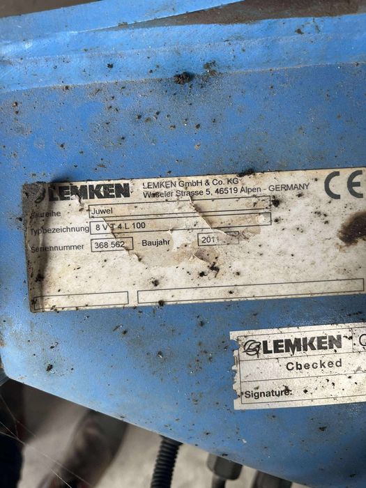 Pług obrotowy Lemken Juwel 8 VT4 L100 Kverneland 150S 4+1