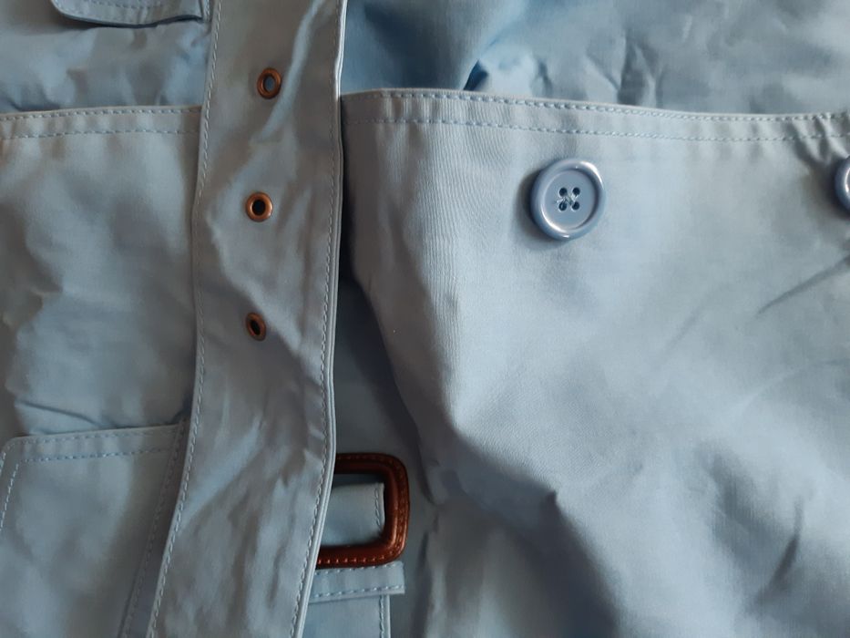 Новый хлопковый плащ-тренч GAP для девушки