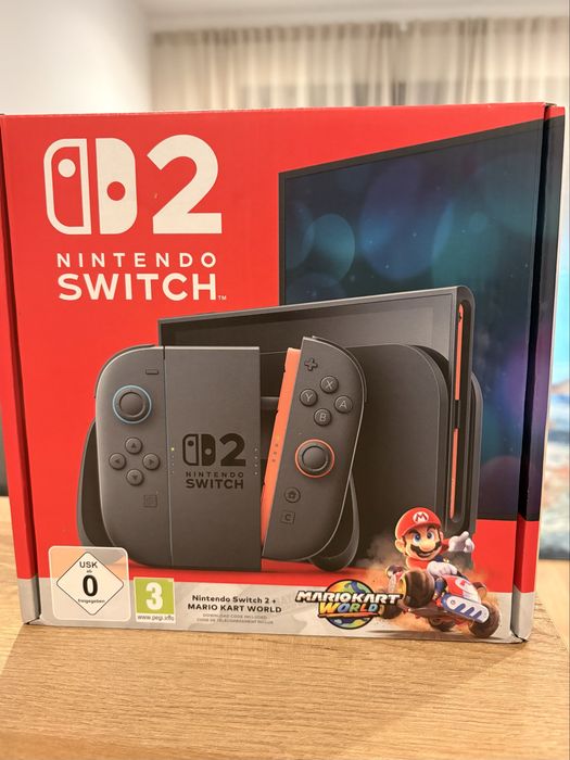 Switch 2 Nova e Selada com Mario Kart World
