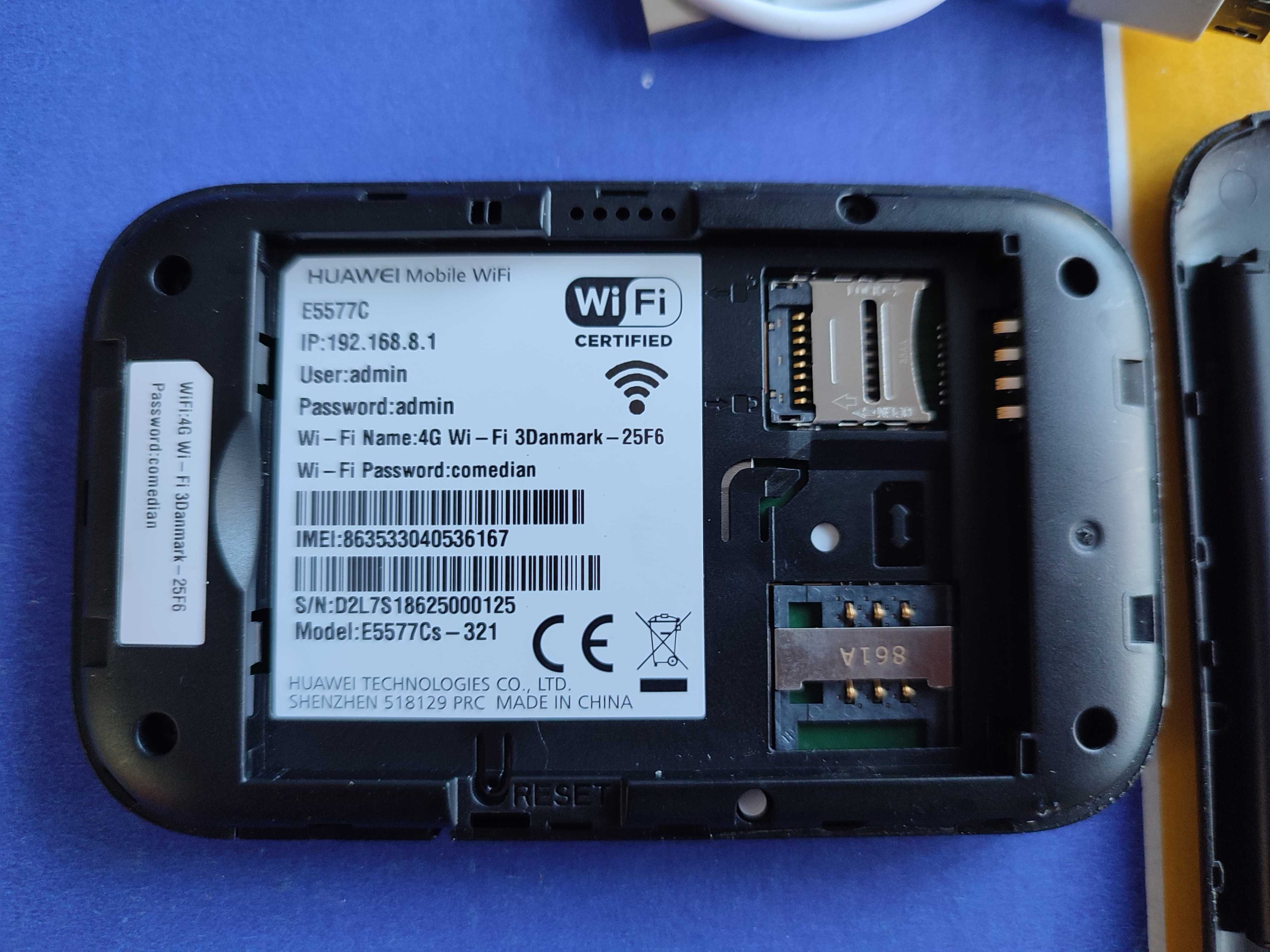 Huawei E5577 4G Router Hotspot com Extender.