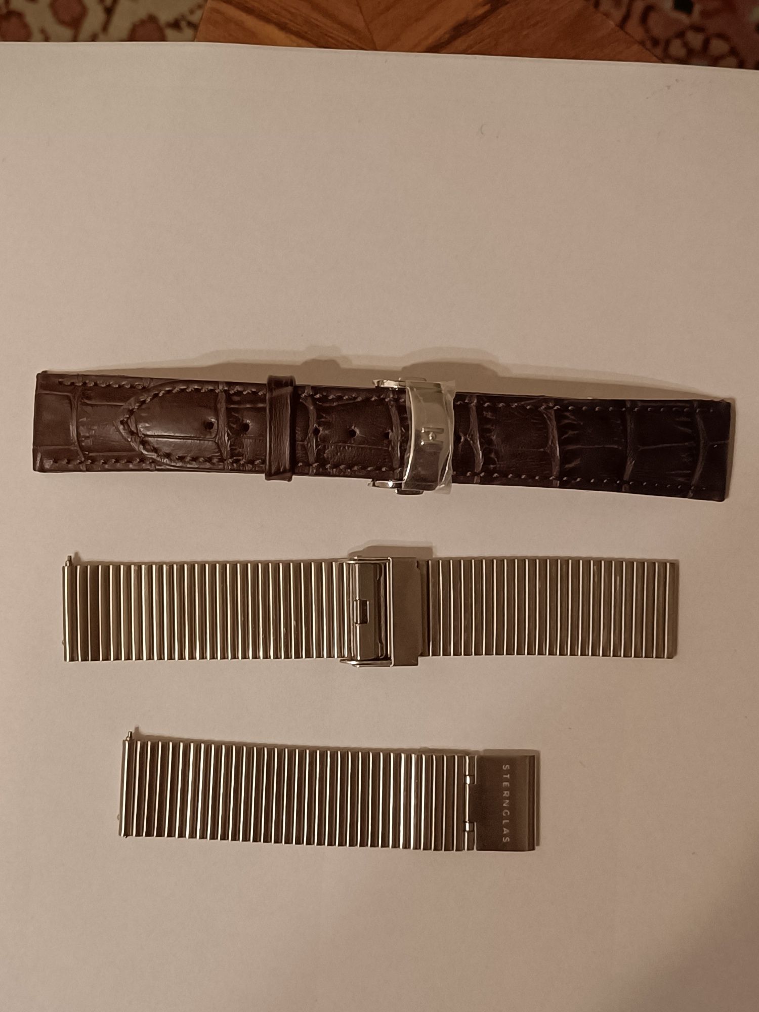 Bransoleta zegarka męskiego 20mm sternglas segment strap