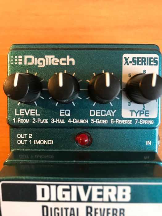 Pedal de Efeitos para guitarra Digitech Digiverb Reverb