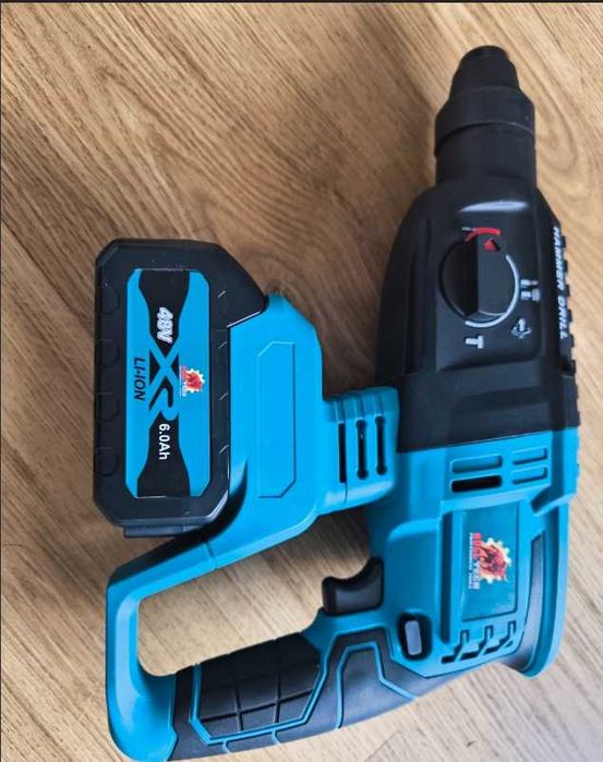 Zestaw Narzędzi Akumulatorowych 48v 4w1 + Wkrętarka Młotek Szlifierka