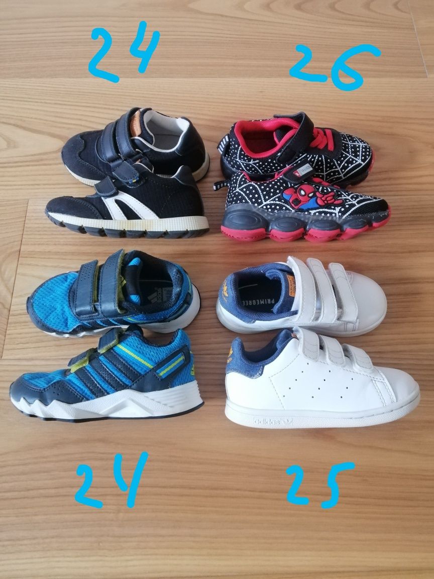 Кроссовки мальчик Kavat, Adidas р 24, 25. Весна  - лето. Недорого.