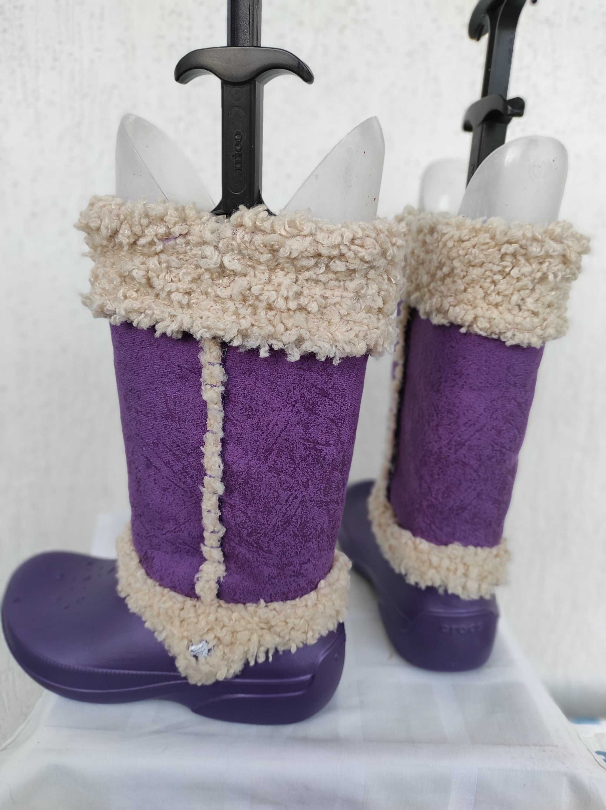Демисезонно-зимние сапожки Crocs р.37