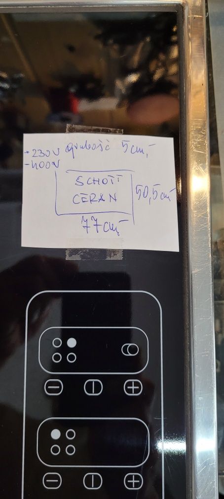 Płyta Ceramiczna .Sterowanie Sensor