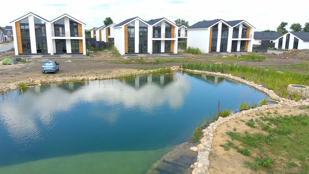Готовий дуплекс 95 кв.м в Gardd House з видом на озером на території