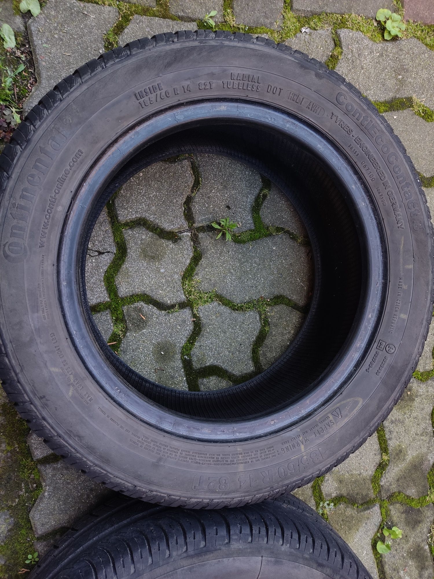 Oddam, sprzedam opony R14 185/60 R14 82T/H