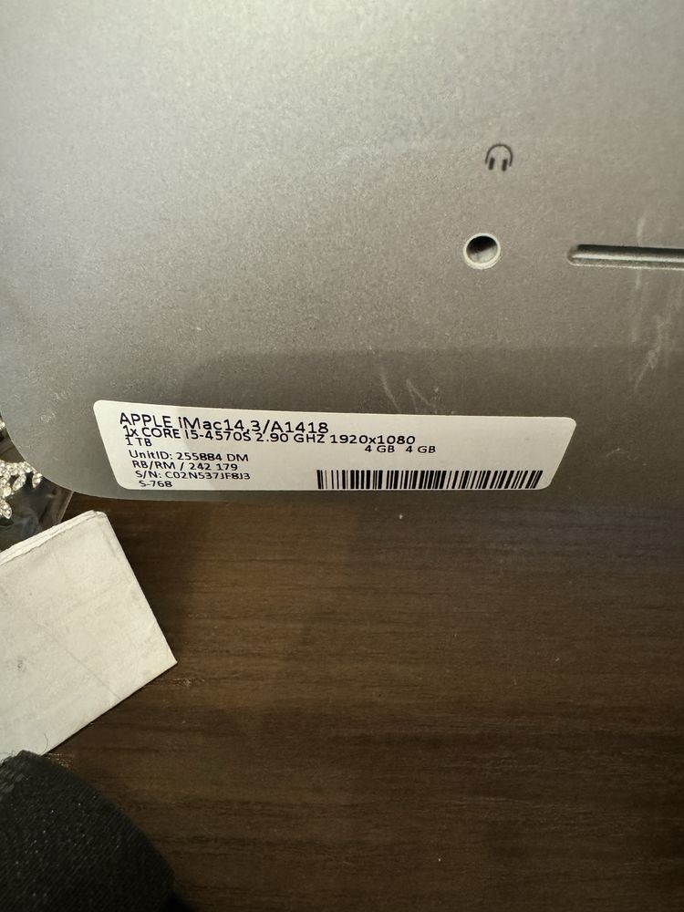 Apple imac - core i5