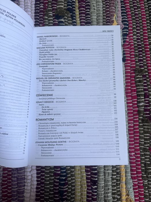 Ściąga język polski- opracowania lektur i wierszy liceum GREG