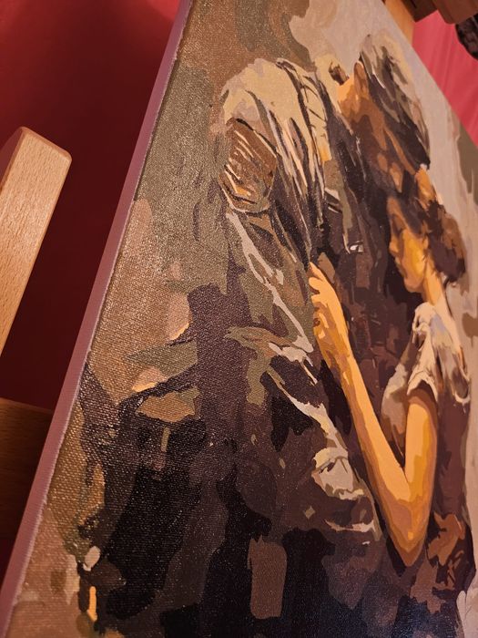 Quadro Amor em tempo de Guerra