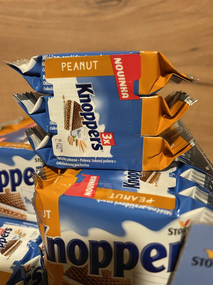 Knoppers Peanut 3pak, slodycze z Niemiec i nie tylko!