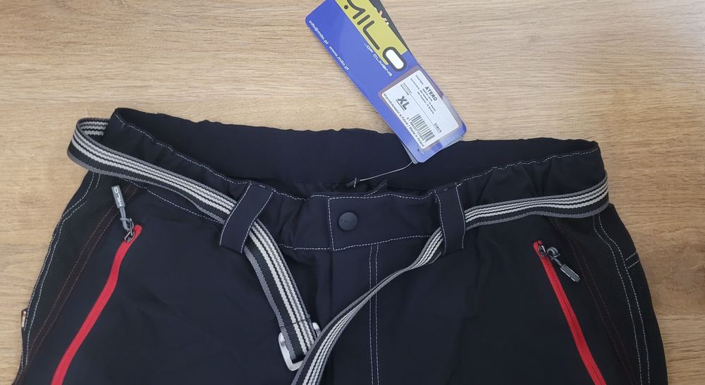 Spodnie trekkingowe Milo Atero XL Męskie Czarne Nowe z metką