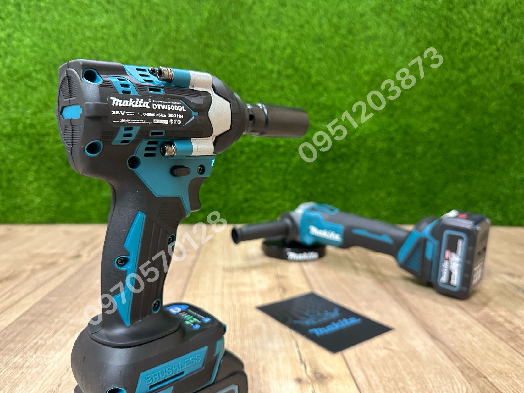 Набор 2/1 Makita Болгарка DGA504 + Гайковерт импакт DTW500 36V 8Ah