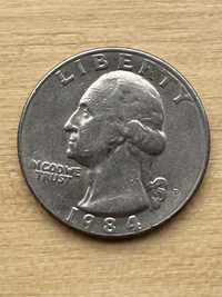 Quarter dollar 1984