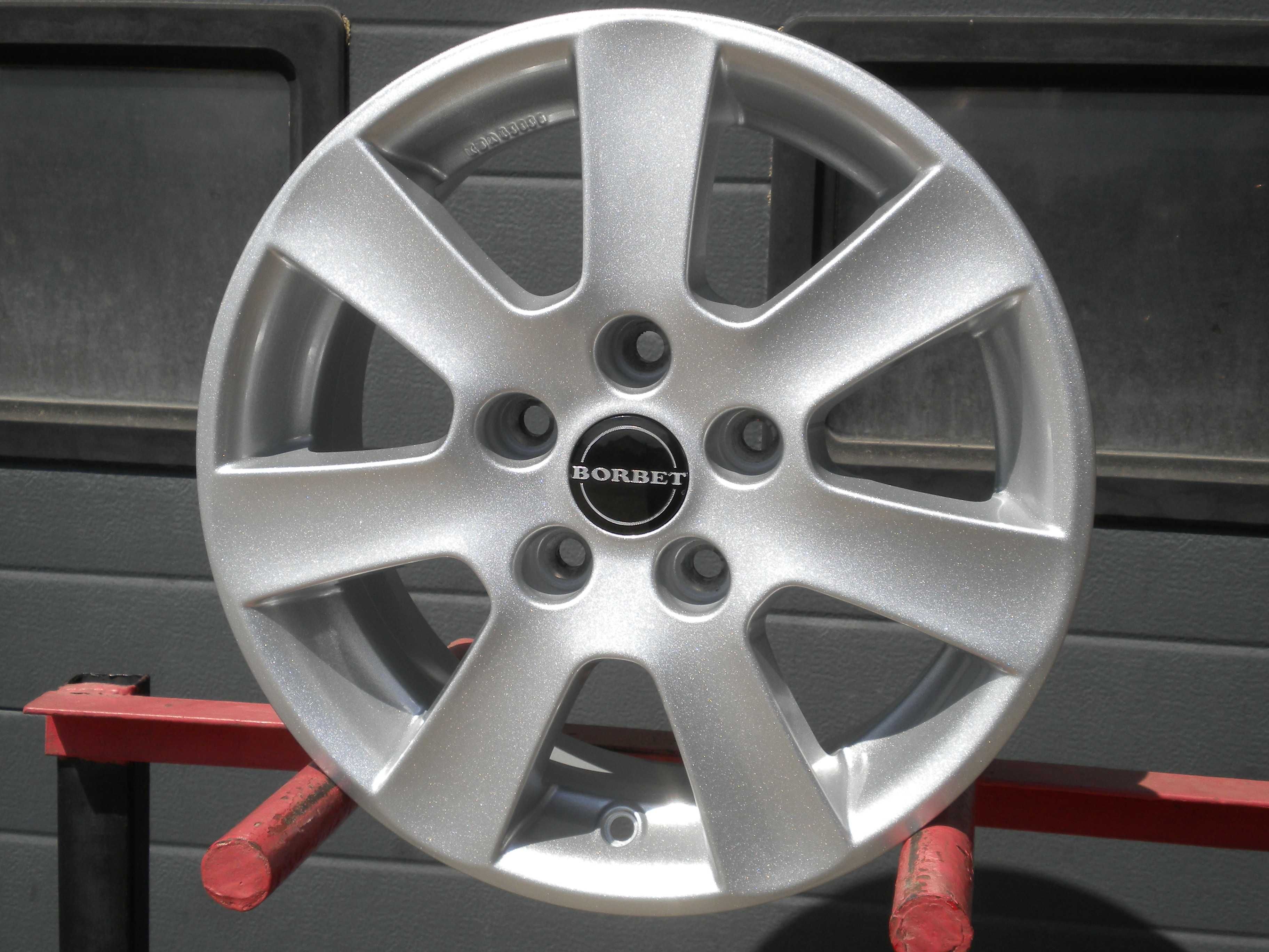 Felgi aluminiowe Borbet 15 5x114,3  Renault Kia Hyundai Toyota Mazda