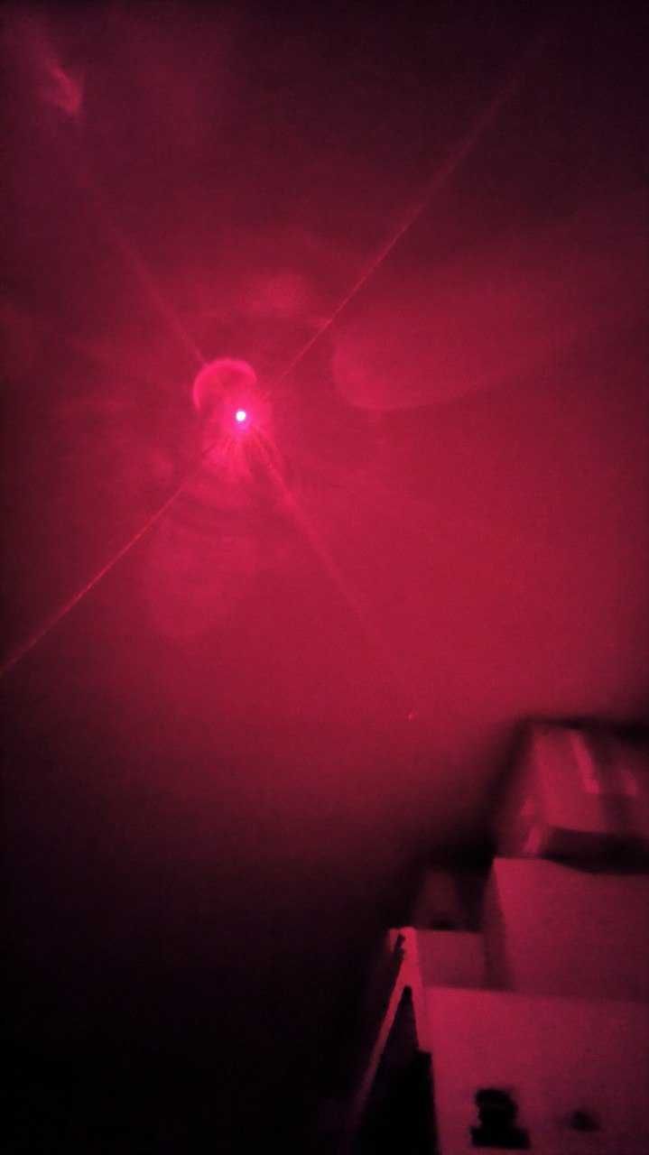 Лазерна указка від USB червоне світло Laser Pointer SN-R12