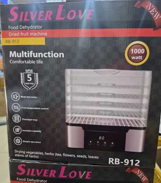 Сушарка дегідратор для овочів, фруктів, грибів, риби, снеків 1000 ВТ