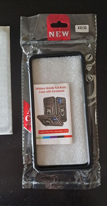 Capa + 2 Películas VIdro temperado Samsung A33 5G (Artigo Novo)