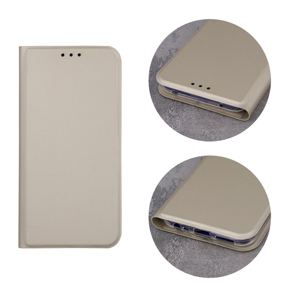 Etui Smart Skin Book do Huawei Y5p Gold