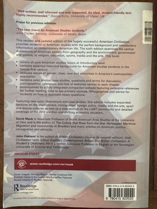 American Civilization - An Introduction