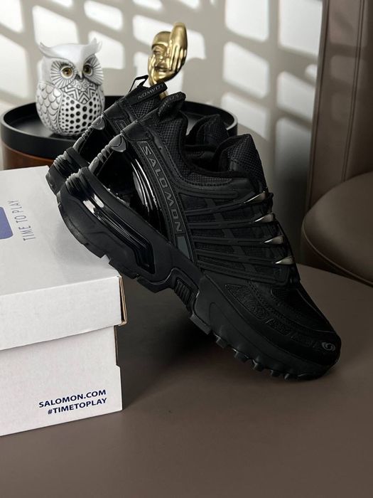 Чоловічі кросівки саломон Salomon ACS Pro GTX All Black [41-46]