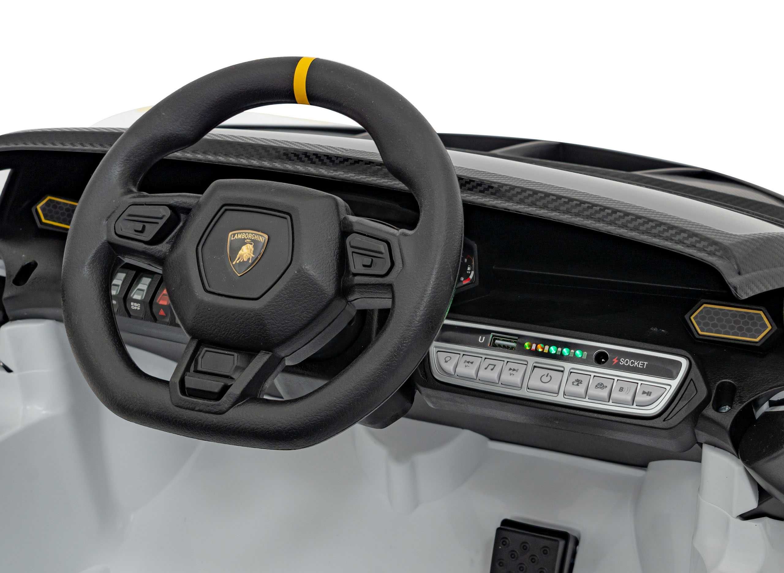 Auto Pojazd dla dzieci Lamborghini Invencible S319 Biały