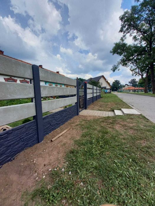 Nowoczesne ogrodzenie betonowe różne wzory RATY, DARMOWA WYCENA