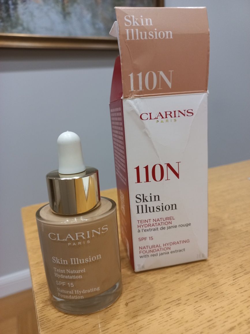 Clarins Skin illusion 110N podkład raz użyty