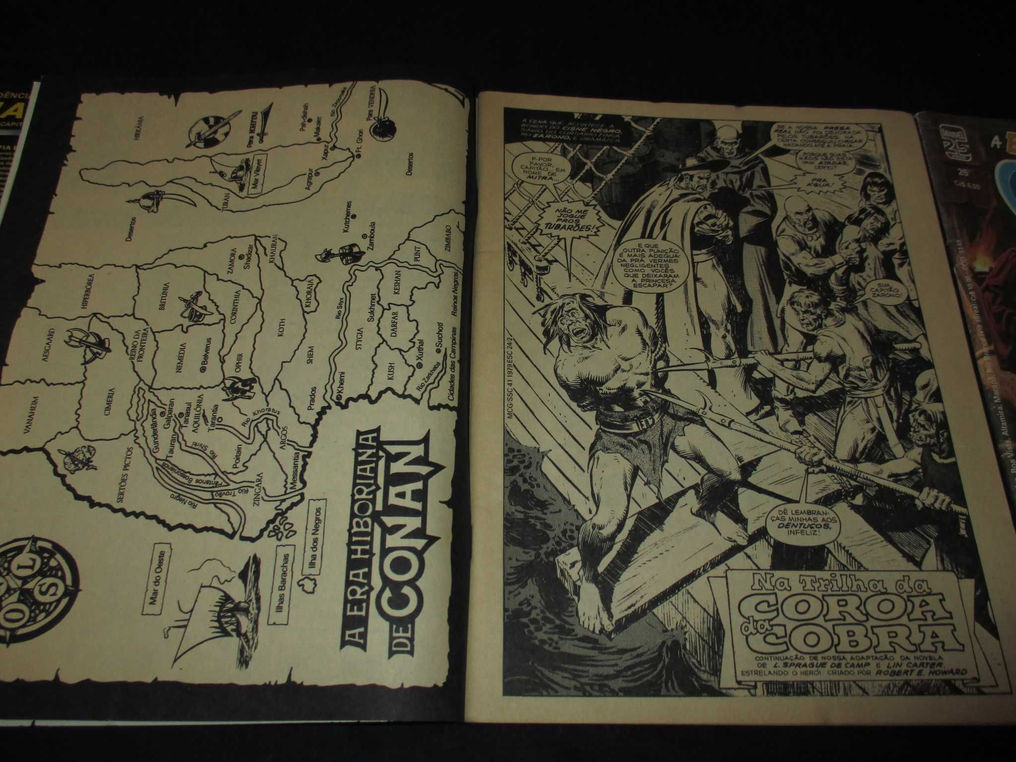 Livros BD A Espada Selvagem de Conan A4 Marvel