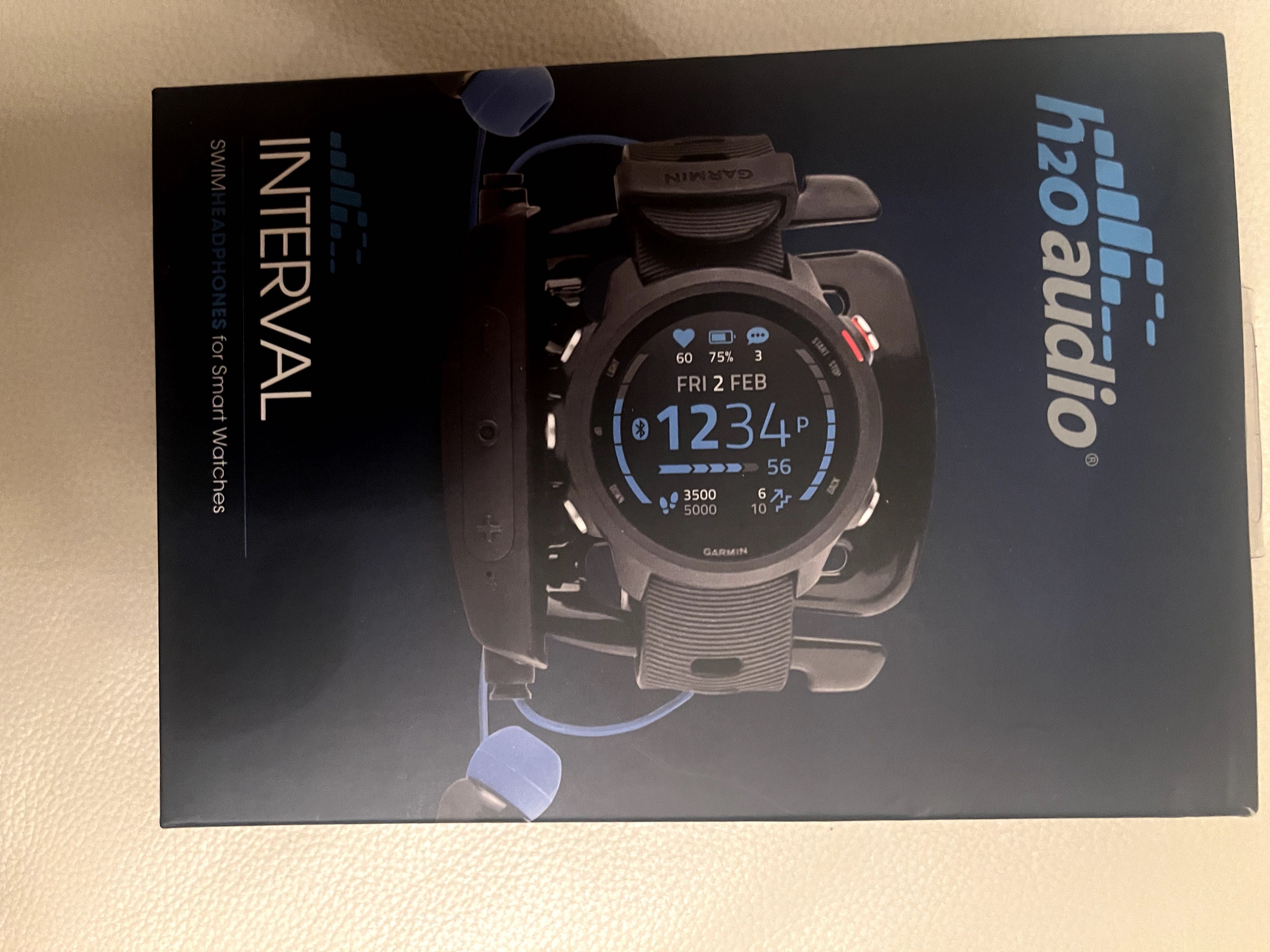Nowe Słuchawki H2O Audio Interval dla Garmin Fitbit - Wodoodporne